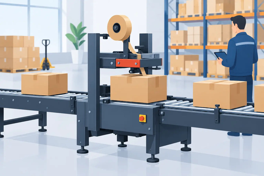 Automatische dozensluitmachines review voor magazijnen