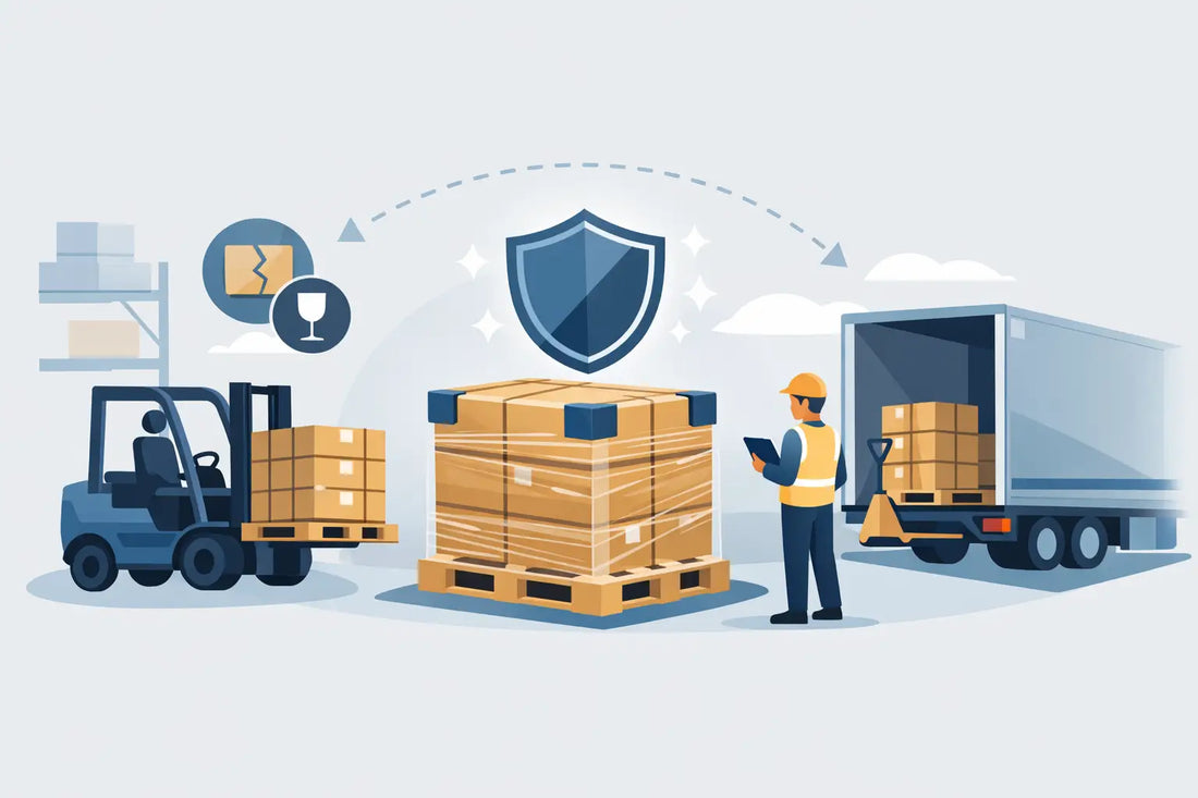 Beschadigingen voorkomen bij pallettransport