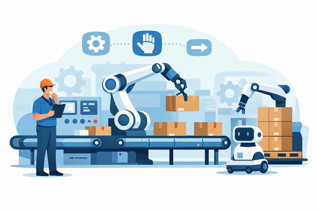 Verpakkingslijn voorbereiden voor robotisering