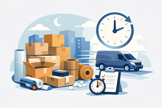 Verpakkingsmateriaal binnen 24 uur regelen