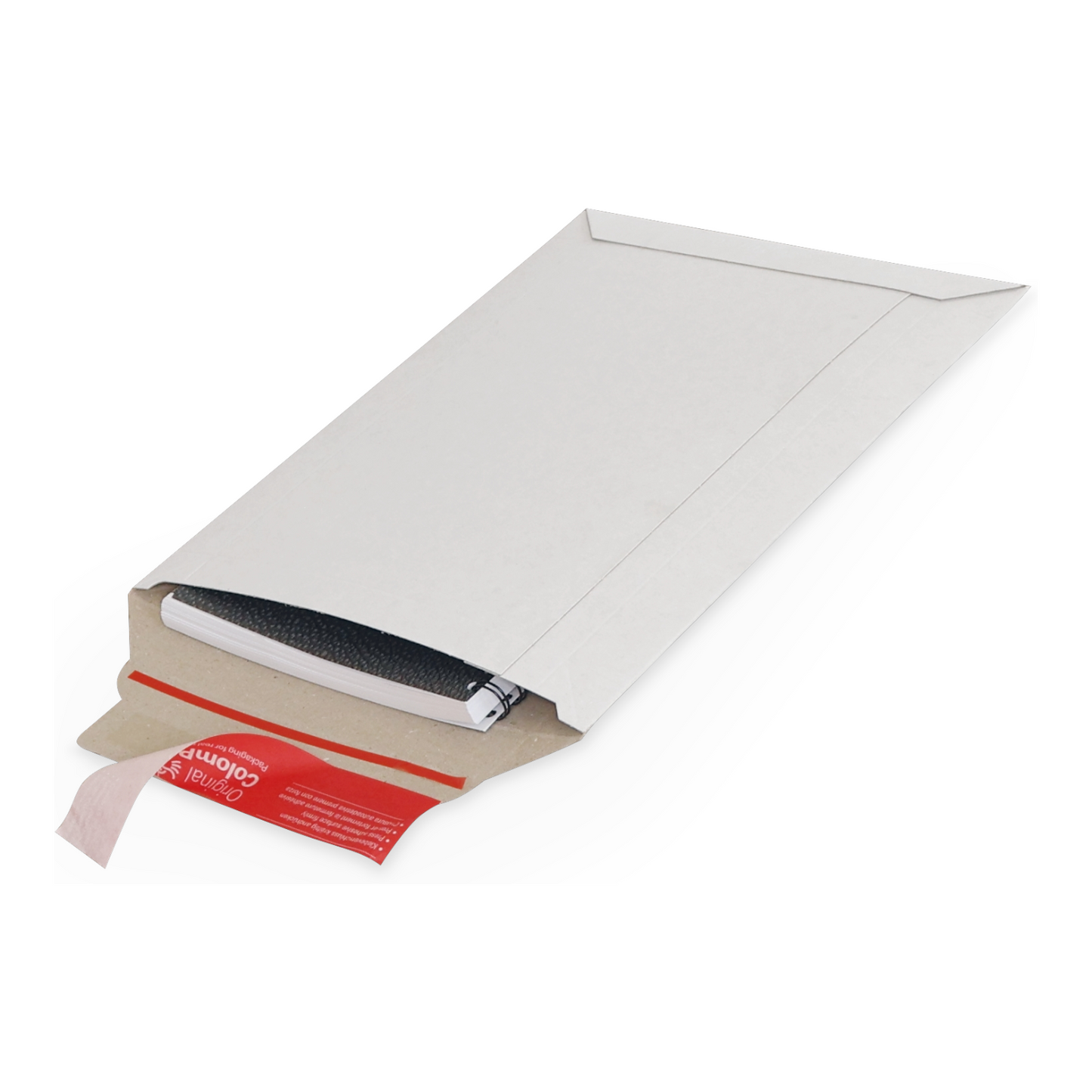 Massief kartonnen envelop wit 210x265x-30mm – CP012.02