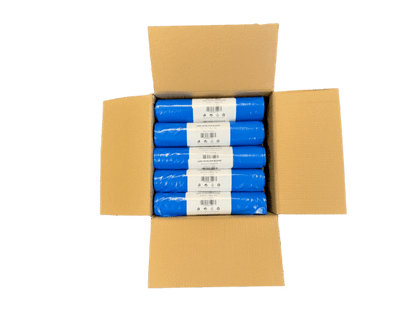LDPE afvalzak 70x110cm, T70, 100% recycled blauw – 200st