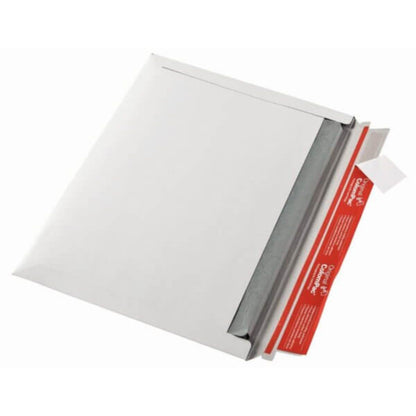 Massief kartonnen envelop wit 322x227x-30mm – sluiting lange zijde – CP 017.03