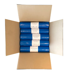 LDPE afvalzak 70x110cm, T70, 100% recycled blauw – 200st