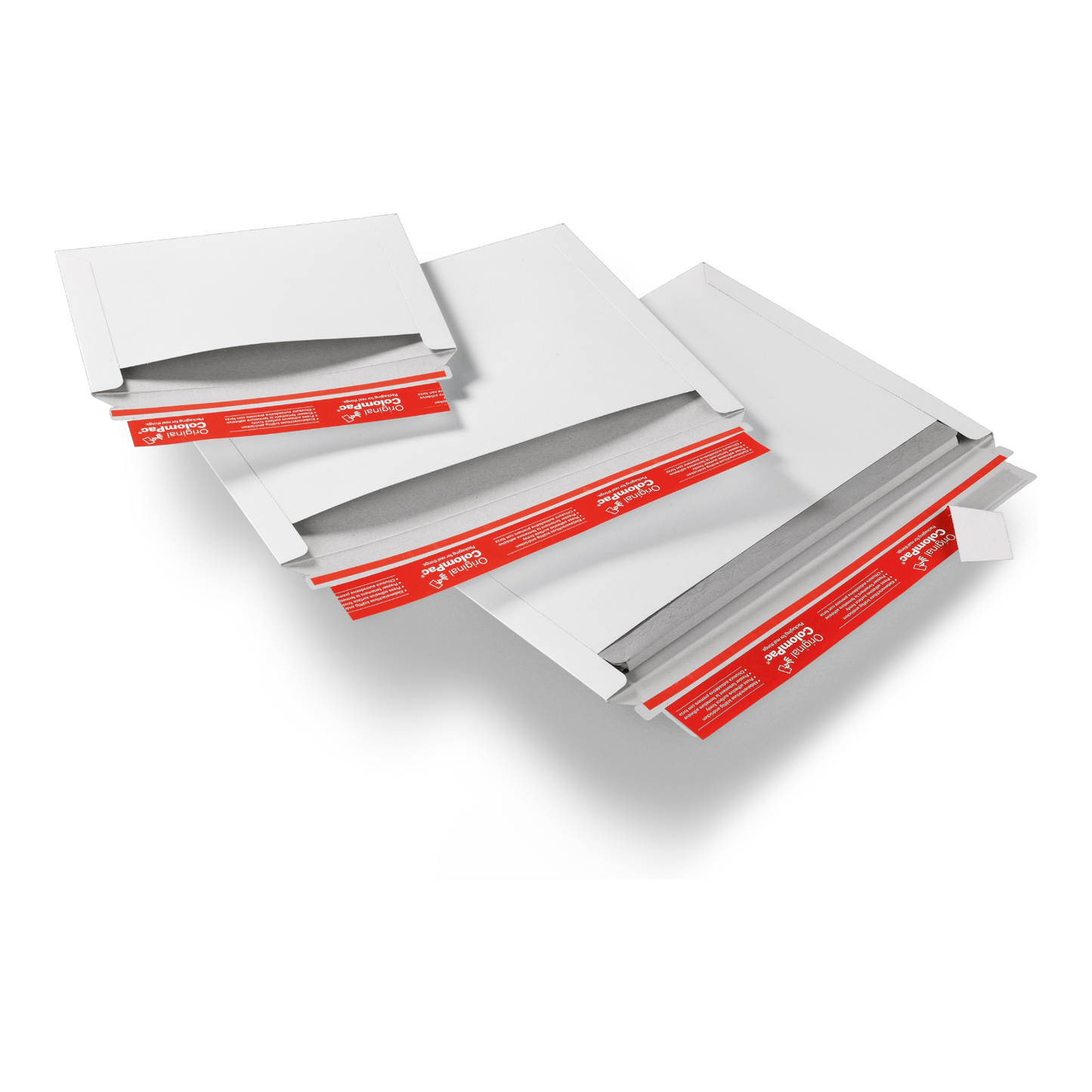 Massief kartonnen envelop wit 248x174x-30mm – sluiting lange zijde – CP 017.02
