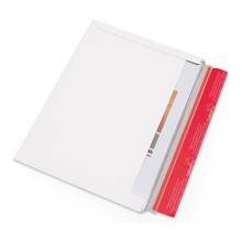 Massief kartonnen envelop wit 248x174x-30mm – sluiting lange zijde – CP 017.02