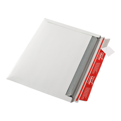 Massief kartonnen envelop wit 351x248x-30mm – sluiting lange zijde – CP 017.04